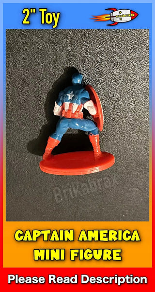 Marvel Comics: Captain America Mini Figure (Plastic Mini Figure)