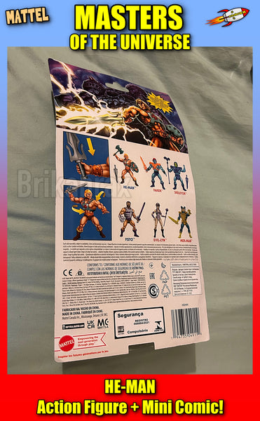Masters of the Universe Origins He-Man 6" Action Figure by Mattel Brand New (2021)