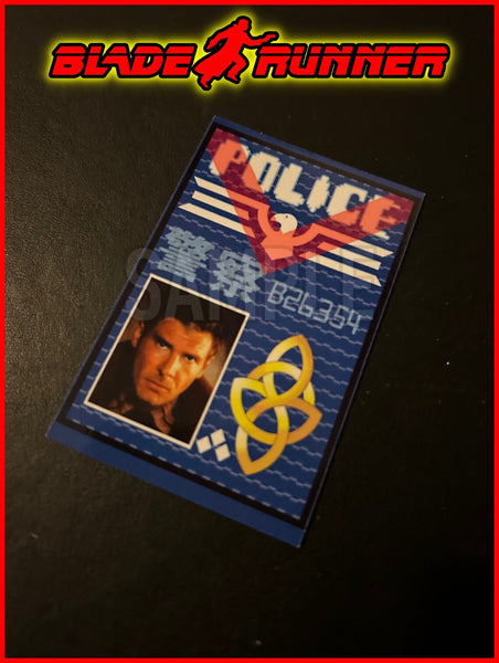 Replica Inspired Prop & Cosplay Blade Runner ID Card Prop Set Includes: Deckard ID, Gaff ID, Plus WorldCard Prop (All Made From Card)