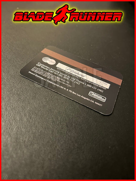 Replica Inspired Prop & Cosplay Blade Runner WorldCard Double Sided Prop Card (Made From Gloss/Matte Cardboard)