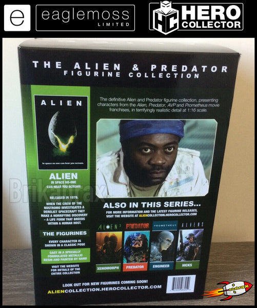 Eaglemoss Alien & Predator Figurine Collection: Parker Figurine - Brand New Boxed