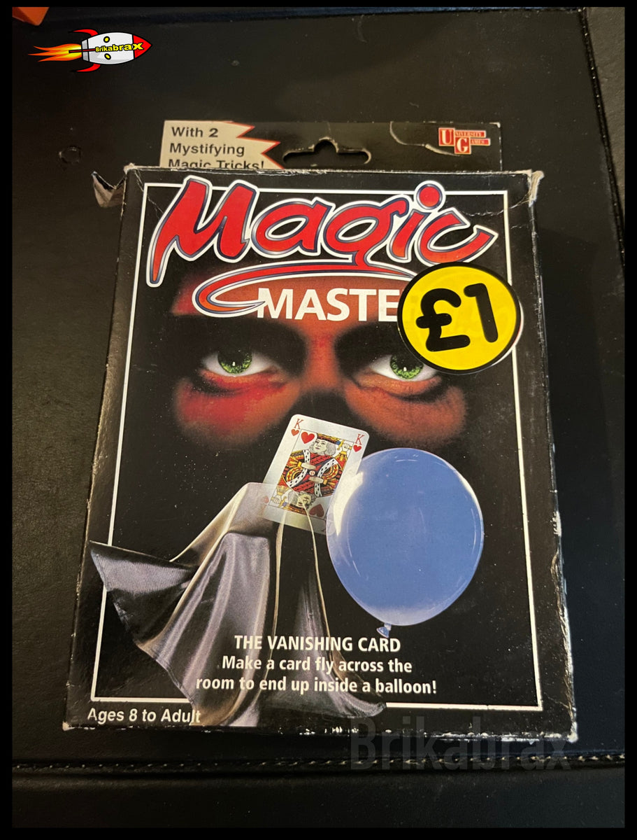 Magic Master No. 5 The Vanishing Card With 2 Magic Tricks!