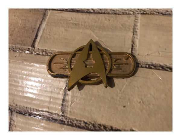 Star Trek 2-6 Movie Resin Uniform Badge (Painted Gold) Fan Made