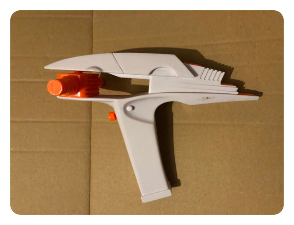Star Trek 2009 1.1 Scale White & Orange Colour Phaser Toy With Sounds