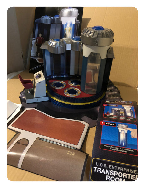 Star Trek 2009 USS Enterprise Transporter Room w/Scotty Figure
