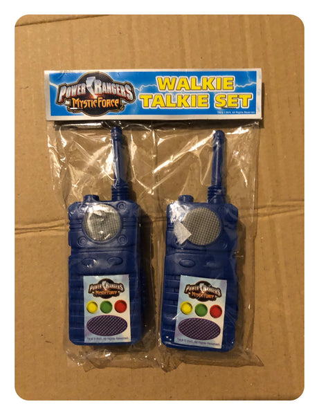 Power Rangers Walkie Talkie Set (Plastic Pretend Play Version) New