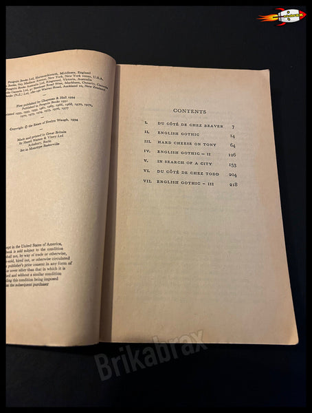 A Handfull of Dust by Evelyn Waugh Paperback Book 1977