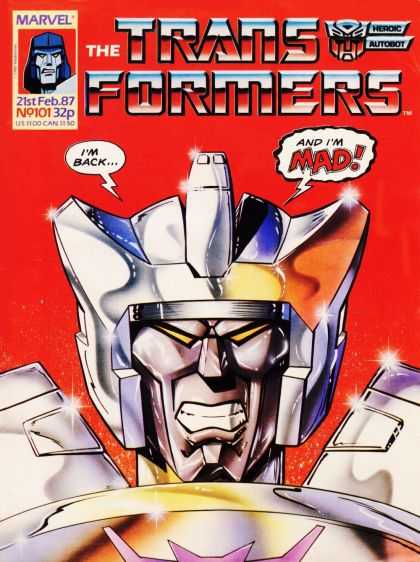 Vintage Marvel Transformers UK Comics Issue Numbers 101 to 150 (Used) Select Comic - One Supplied