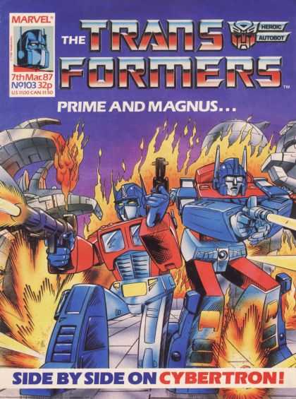 Vintage Marvel Transformers UK Comics Issue Numbers 101 to 150 (Used) Select Comic - One Supplied