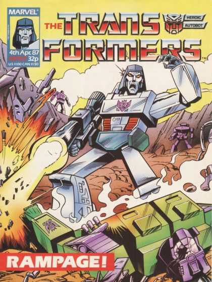 Vintage Marvel Transformers UK Comics Issue Numbers 101 to 150 (Used) Select Comic - One Supplied