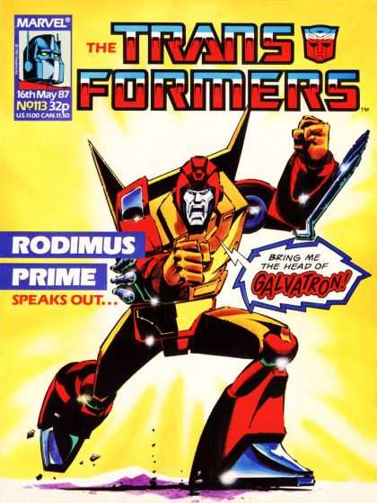 Vintage Marvel Transformers UK Comics Issue Numbers 101 to 150 (Used) Select Comic - One Supplied