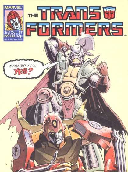 Vintage Marvel Transformers UK Comics Issue Numbers 101 to 150 (Used) Select Comic - One Supplied