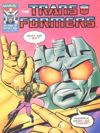 Vintage Marvel Transformers UK Comics Issue Numbers 101 to 150 (Used) Select Comic - One Supplied