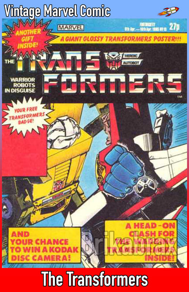 Vintage Marvel Transformers UK Comics Issue Numbers 1 to 100 (Used) Select Comic - One Supplied