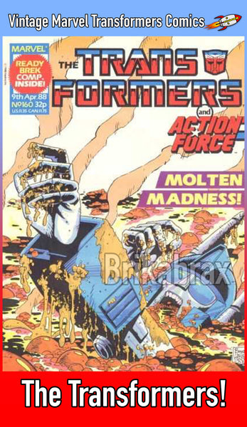 Vintage Marvel Transformers UK Comics Issue Numbers 151 to 200 (Used) Select Comic - One Supplied