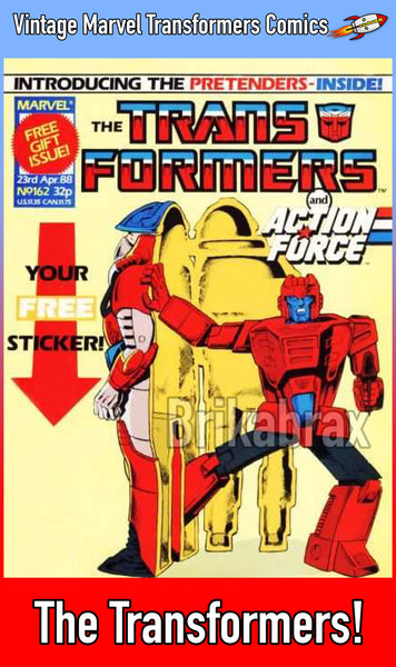 Vintage Marvel Transformers UK Comics Issue Numbers 151 to 200 (Used) Select Comic - One Supplied