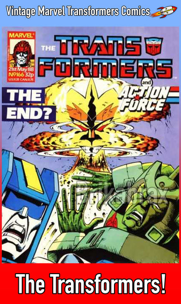 Vintage Marvel Transformers UK Comics Issue Numbers 151 to 200 (Used) Select Comic - One Supplied