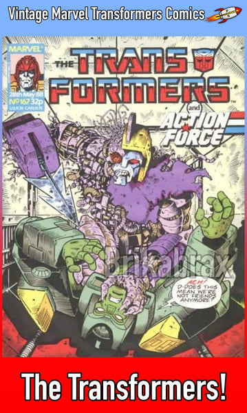 Vintage Marvel Transformers UK Comics Issue Numbers 151 to 200 (Used) Select Comic - One Supplied