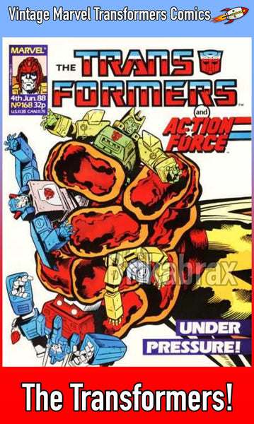 Vintage Marvel Transformers UK Comics Issue Numbers 151 to 200 (Used) Select Comic - One Supplied