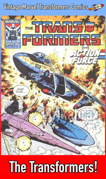 Vintage Marvel Transformers UK Comics Issue Numbers 151 to 200 (Used) Select Comic - One Supplied