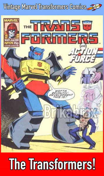 Vintage Marvel Transformers UK Comics Issue Numbers 151 to 200 (Used) Select Comic - One Supplied