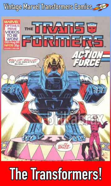 Vintage Marvel Transformers UK Comics Issue Numbers 151 to 200 (Used) Select Comic - One Supplied