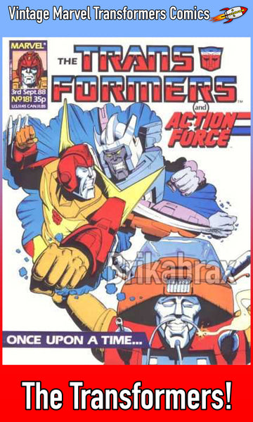 Vintage Marvel Transformers UK Comics Issue Numbers 151 to 200 (Used) Select Comic - One Supplied