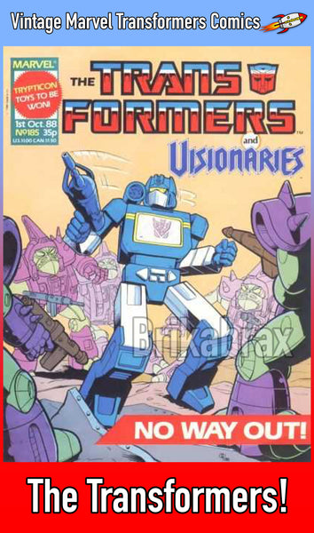 Vintage Marvel Transformers UK Comics Issue Numbers 151 to 200 (Used) Select Comic - One Supplied