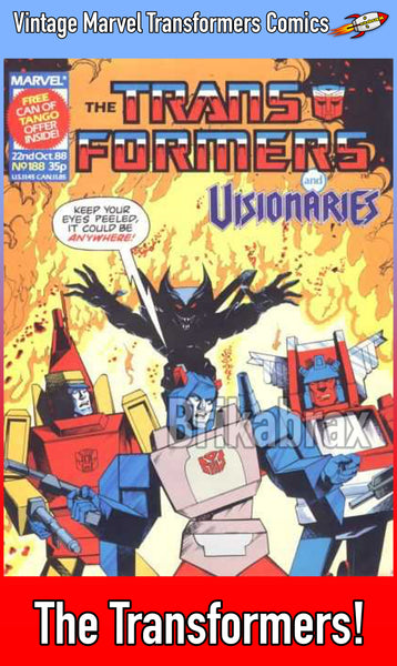 Vintage Marvel Transformers UK Comics Issue Numbers 151 to 200 (Used) Select Comic - One Supplied