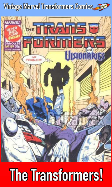 Vintage Marvel Transformers UK Comics Issue Numbers 151 to 200 (Used) Select Comic - One Supplied