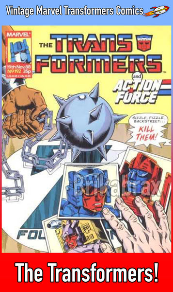 Vintage Marvel Transformers UK Comics Issue Numbers 151 to 200 (Used) Select Comic - One Supplied