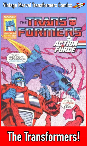 Vintage Marvel Transformers UK Comics Issue Numbers 151 to 200 (Used) Select Comic - One Supplied