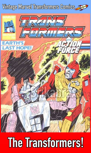 Vintage Marvel Transformers UK Comics Issue Numbers 201 t0 349 + Specials (Used) Select Comic - One Supplied