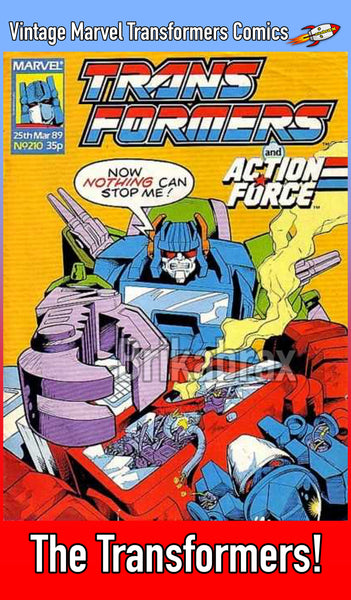 Vintage Marvel Transformers UK Comics Issue Numbers 201 t0 349 + Specials (Used) Select Comic - One Supplied