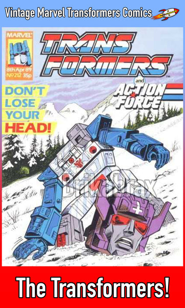 Vintage Marvel Transformers UK Comics Issue Numbers 201 t0 349 + Specials (Used) Select Comic - One Supplied