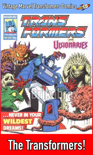 Vintage Marvel Transformers UK Comics Issue Numbers 201 t0 349 + Specials (Used) Select Comic - One Supplied