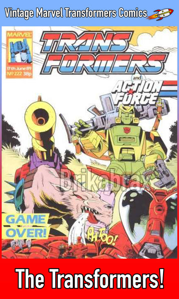 Vintage Marvel Transformers UK Comics Issue Numbers 201 t0 349 + Specials (Used) Select Comic - One Supplied