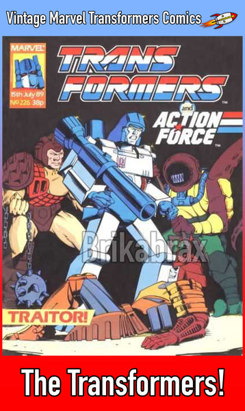 Vintage Marvel Transformers UK Comics Issue Numbers 201 t0 349 + Specials (Used) Select Comic - One Supplied