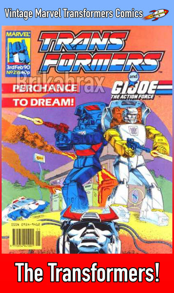 Vintage Marvel Transformers UK Comics Issue Numbers 201 t0 349 + Specials (Used) Select Comic - One Supplied