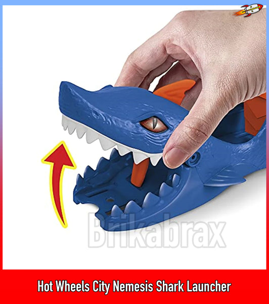 Hot Wheels City Nemesis Shark Launcher