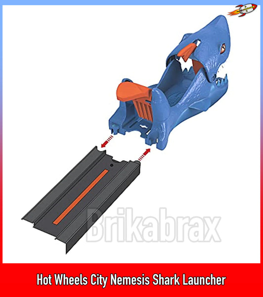 Hot Wheels City Nemesis Shark Launcher