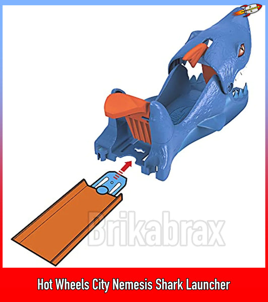 Hot Wheels City Nemesis Shark Launcher