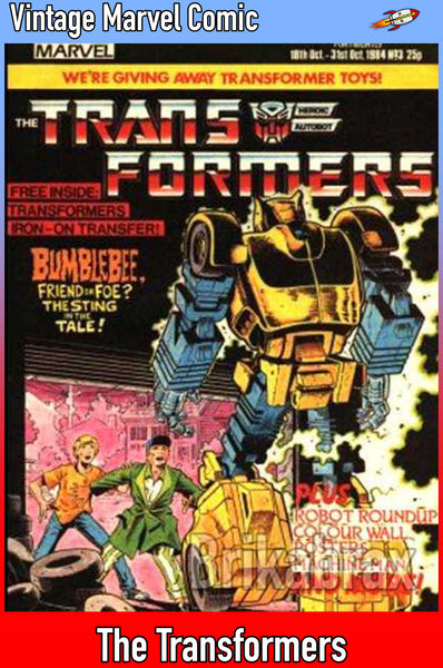 Vintage Marvel Transformers UK Comics Issue Numbers 1 to 100 (Used) Select Comic - One Supplied