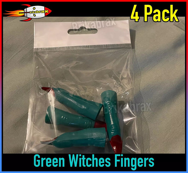4 Pack Witches Fingers Kids Size Brand New Bagged - Costume Accessory - Age 3+ Yrs
