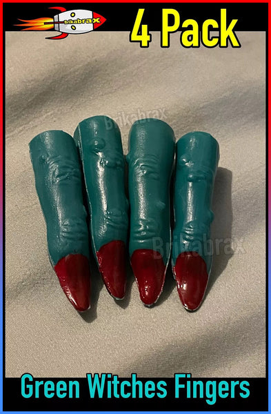 4 Pack Witches Fingers Kids Size Brand New Bagged - Costume Accessory - Age 3+ Yrs