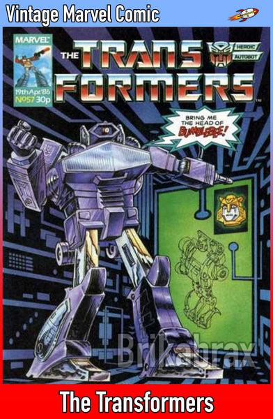 Vintage Marvel Transformers UK Comics Issue Numbers 1 to 100 (Used) Select Comic - One Supplied