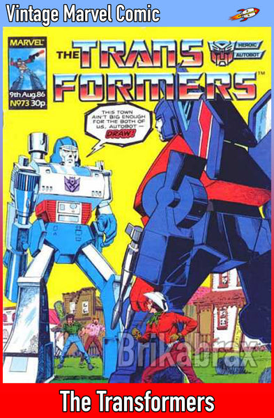 Vintage Marvel Transformers UK Comics Issue Numbers 1 to 100 (Used) Select Comic - One Supplied