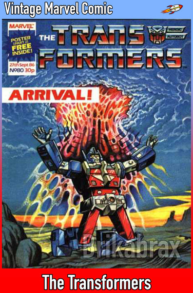 Vintage Marvel Transformers UK Comics Issue Numbers 1 to 100 (Used) Select Comic - One Supplied