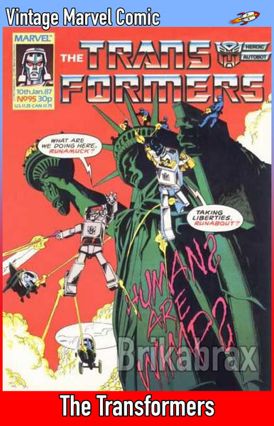 Vintage Marvel Transformers UK Comics Issue Numbers 1 to 100 (Used) Select Comic - One Supplied