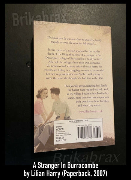 A Stranger In Burracombe by Lilian Harry Paperback Book 2007 SOLD USED